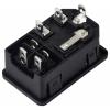 TRU COMPONENTS TC-13599520 IEC zástrčka C13/C14 zástrčka, vestavná rovná Počet kontaktů: 3 10 A černá 1 ks