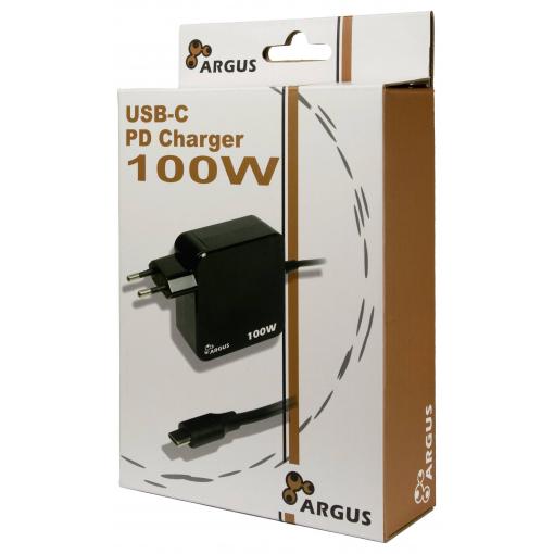 Inter-Tech PD-2100 USB nabíječka, 100 W, černá