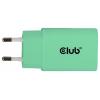 club3D CAC-3024 USB nabíječka, USB-C® zástrčka, 30 W, Power Delivery 3.0, zelená