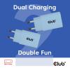club3D CAC-3022 USB nabíječka, USB Power Delivery (USB-PD) , USB-C® zástrčka, 30 W, Power Delivery 3.0, modrá