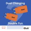 club3D CAC-3023 USB nabíječka, USB-C® zástrčka, 30 W, Power Delivery 3.0, oranžová