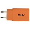 club3D CAC-3023 USB nabíječka, USB-C® zástrčka, 30 W, Power Delivery 3.0, oranžová