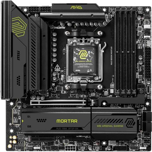 MSI 7E61-001R Základní deska Socket (PC) AMD AM5 Tvarový faktor Micro-ATX Čipová sada základní desky AMD® B850