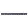 Renkforce RF-6677282 USB Hub 13 portů USB-A USB 3.2 Gen2 10 GBit/s pro průmyslové použití, možnost montáže do stojanu, kovový ukazatel černá 483 mm (19) Rack