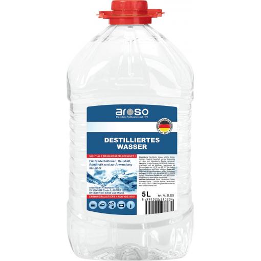 aroso 21023 AROSO Destilliertes Wasser 5.0 Liter destilovaná voda