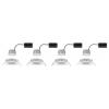 Paulmann 41307 Nova Coin vestavné svítidlo, LED, LED, 24 W, bílá (matná), sada 4 ks