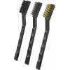 TOOLCRAFT drátěný kartáč nerezová ocel, Nylon, mosaz 170 mm 1 sada