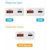VOLTCRAFT UC-1C1A20W01 USB nabíječka 20 W 1x USB A , 1x USB-C® Rychlé nabíjení, Power Delivery 3.0 bílá GaN