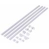 Sygonix SY-6737520 kabelová lišta spojovací kus (d x š x v) 1000 x 24 x 15 mm 1 sada bílá