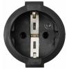 TRU COMPONENTS IEC adaptér C13/C14 CEE spojka - IEC zástrčka C14 10 A Počet kontaktů: 2 + PE černá 1 ks
