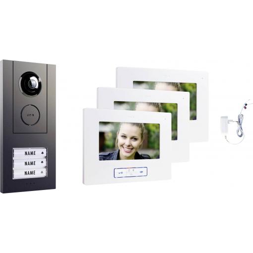 m-e modern-electronics VD ALU 6730 A domovní video telefon bílá, antracitová, 41439