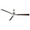 CasaFan ECO NEO III 180-4 BN-NB/KI WiFi Flügel Nussbaum/Kirsche stropní ventilátor 28 W (Ø x v) 180 cm x 360 mm chrom (kartáčovaný) s dálkovým ovládáním, s