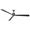 CasaFan ECO NEO III 180-4 BG-WN/SI WiFi Flügel Wenge/silber stropní ventilátor 28 W (Ø x v) 180 cm x 360 mm čedičově šedá s dálkovým ovládáním, s časovačem,