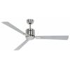 CasaFan ECO NEO III 132 BN-WE/LG WiFi Flügel Weiß/Lichtgrau stropní ventilátor 27 W (Ø x v) 132 cm x 360 mm chrom (kartáčovaný) s dálkovým ovládáním, s