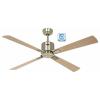CasaFan ECO NEO III 132 MA-AH/BU WiFi Flügel Ahorn/Buche stropní ventilátor 27 W (Ø x v) 132 cm x 360 mm starožitná mosaz s dálkovým ovládáním, s časovačem,