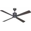 CasaFan ECO NEO III 132 BG-WN/SI WiFi Flügel Wenge/silber stropní ventilátor 27 W (Ø x v) 132 cm x 360 mm čedičově šedá s dálkovým ovládáním, s časovačem,