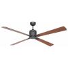 CasaFan ECO NEO III 152 BG-NB/KI Flügel WiFi Nussbaum/Kirsche stropní ventilátor 27 W (Ø x v) 152 cm x 360 mm čedičově šedá s dálkovým ovládáním, s časovačem,