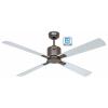 CasaFan ECO NEO III 132 BZ-WN/SI WiFi Flügel Wenge/silber stropní ventilátor 27 W (Ø x v) 132 cm x 360 mm bronzová s dálkovým ovládáním, s časovačem, vhodný i