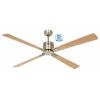 CasaFan ECO NEO III 152 MA-AH/BU WiFi Flügel Ahorn/Buche stropní ventilátor 27 W (Ø x v) 152 cm x 360 mm starožitná mosaz s dálkovým ovládáním, s časovačem,