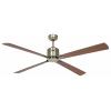 CasaFan ECO NEO III 152 MA-NB/KI WiFi Flügel Nussbaum/Kirsche stropní ventilátor 27 W (Ø x v) 152 cm x 360 mm starožitná mosaz s dálkovým ovládáním, s