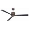 CasaFan ECO NEO III 132 BZ-SW/TK WiFi Flügel Schwarz/Teak stropní ventilátor 27 W (Ø x v) 132 cm x 360 mm bronzová s dálkovým ovládáním, s časovačem, vhodný i