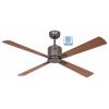 CasaFan ECO NEO III 132 BZ-NB/KI WiFi Flügel Nussbaum/Kirsche stropní ventilátor 27 W (Ø x v) 132 cm x 360 mm bronzová s dálkovým ovládáním, s časovačem,