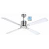 CasaFan ECO NEO III 132 BN-WN/SI WiFi Flügel Wenge/silber stropní ventilátor 27 W (Ø x v) 132 cm x 360 mm chrom (kartáčovaný) s dálkovým ovládáním, s