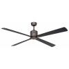 CasaFan ECO NEO III 152 BZ-SW/TK WiFi Flügel Schwarz/Teak stropní ventilátor 27 W (Ø x v) 152 cm x 360 mm bronzová s dálkovým ovládáním, s časovačem, vhodný i
