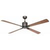 CasaFan ECO NEO III 152 BZ-SW/TK WiFi Flügel Schwarz/Teak stropní ventilátor 27 W (Ø x v) 152 cm x 360 mm bronzová s dálkovým ovládáním, s časovačem, vhodný i