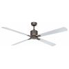 CasaFan ECO NEO III 152 BZ-WN/SI WiFi Flügel Wenge/silber stropní ventilátor 27 W (Ø x v) 152 cm x 360 mm bronzová s dálkovým ovládáním, s časovačem, vhodný i