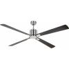 CasaFan ECO NEO III 152 BN-NB/KI WiFi Flügel Nussbaum/Kirsche stropní ventilátor 27 W (Ø x v) 152 cm x 360 mm chrom (kartáčovaný) s dálkovým ovládáním, s