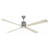 CasaFan ECO NEO III 152 BN-AH/BU WiFi Flügel Ahorn/Buche stropní ventilátor 27 W (Ø x v) 152 cm x 360 mm chrom (kartáčovaný) s dálkovým ovládáním, s časovačem,
