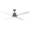 CasaFan ECO NEO III 152 BG-WN/SI WiFi Flügel Wenge/silber stropní ventilátor 27 W (Ø x v) 152 cm x 360 mm čedičově šedá s dálkovým ovládáním, s časovačem,
