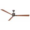 CasaFan ECO NEO III 180-4 BZ-NB/KI WiFi Flügel Nussbaum/Kirsche stropní ventilátor 28 W (Ø x v) 180 cm x 360 mm bronzová s dálkovým ovládáním, s časovačem,