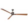 CasaFan ECO NEO III 180-4 BZ-SW/TK WiFi Flügel Schwarz/Teak stropní ventilátor 28 W (Ø x v) 180 cm x 360 mm bronzová s dálkovým ovládáním, s časovačem, vhodný