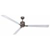 CasaFan ECO NEO III 180-4 BZ-WN/SI WiFi Flügel Wenge/silber stropní ventilátor 28 W (Ø x v) 180 cm x 360 mm bronzová s dálkovým ovládáním, s časovačem, vhodný