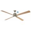 CasaFan ECO NEO III 180-4 MA-AH/BU WiFi Flügel Ahorn/Buche stropní ventilátor 28 W (Ø x v) 180 cm x 360 mm starožitná mosaz s dálkovým ovládáním, s časovačem,