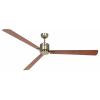 CasaFan ECO NEO III 180-4 MA-NB/KI WiFi Flügel Nussbaum/Kirsche stropní ventilátor 28 W (Ø x v) 180 cm x 360 mm starožitná mosaz s dálkovým ovládáním, s