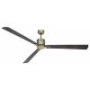 CasaFan ECO NEO III 180-4 MA-NB/KI WiFi Flügel Nussbaum/Kirsche stropní ventilátor 28 W (Ø x v) 180 cm x 360 mm starožitná mosaz s dálkovým ovládáním, s