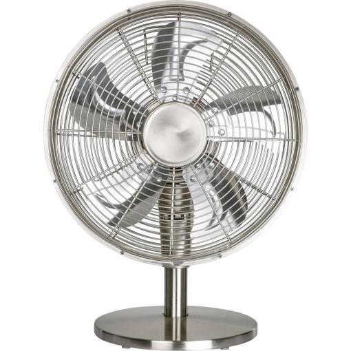 CasaFan Airos Eco Classic TV stolní ventilátor 18 W (Ø x v) 35 cm x 450 mm chrom (kartáčovaný) s časovačem