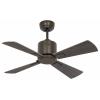 CasaFan ECO NEO III 92 BZ-NB/KI WiFi Flügel Nussbaum/Kirsche stropní ventilátor 12 W (Ø x v) 92 cm x 360 mm bronzová s dálkovým ovládáním, s časovačem, vhodný