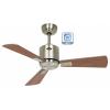 CasaFan ECO NEO III 92 MA-NB/KI WiFi Flügel Nussbaum/Kirsche stropní ventilátor 12 W (Ø x v) 92 cm x 360 mm starožitná mosaz s dálkovým ovládáním, s časovačem,