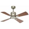 CasaFan ECO NEO III 92 MA-NB/KI WiFi Flügel Nussbaum/Kirsche stropní ventilátor 12 W (Ø x v) 92 cm x 360 mm starožitná mosaz s dálkovým ovládáním, s časovačem,