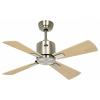 CasaFan ECO NEO III 92 MA-AH/BU WiFi Flügel Ahorn/Buche stropní ventilátor 12 W (Ø x v) 92 cm x 360 mm starožitná mosaz s dálkovým ovládáním, s časovačem,