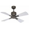 CasaFan ECO NEO III 92 BZ-WN/SI WiFi Flügel Wenge/silber stropní ventilátor 12 W (Ø x v) 92 cm x 360 mm bronzová s dálkovým ovládáním, s časovačem, vhodný i