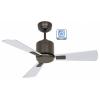 CasaFan ECO NEO III 92 BZ-WN/SI WiFi Flügel Wenge/silber stropní ventilátor 12 W (Ø x v) 92 cm x 360 mm bronzová s dálkovým ovládáním, s časovačem, vhodný i