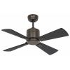 CasaFan ECO NEO III 92 BZ-SW/TK WiFi Flügel Schwarz/Teak stropní ventilátor 12 W (Ø x v) 92 cm x 360 mm bronzová s dálkovým ovládáním, s časovačem, vhodný i