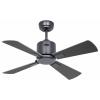 CasaFan ECO NEO III 92 BG-WN/SI WiFi Flügel Wenge/silber stropní ventilátor 12 W (Ø x v) 92 cm x 360 mm čedičově šedá s dálkovým ovládáním, s časovačem, vhodný