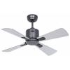 CasaFan ECO NEO III 92 BG-WN/SI WiFi Flügel Wenge/silber stropní ventilátor 12 W (Ø x v) 92 cm x 360 mm čedičově šedá s dálkovým ovládáním, s časovačem, vhodný