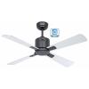 CasaFan ECO NEO III 103 BG-WN/SI WiFi Flügel Wenge/Silber stropní ventilátor 16 W (Ø x v) 103 cm x 360 mm čedičově šedá s dálkovým ovládáním, s časovačem,